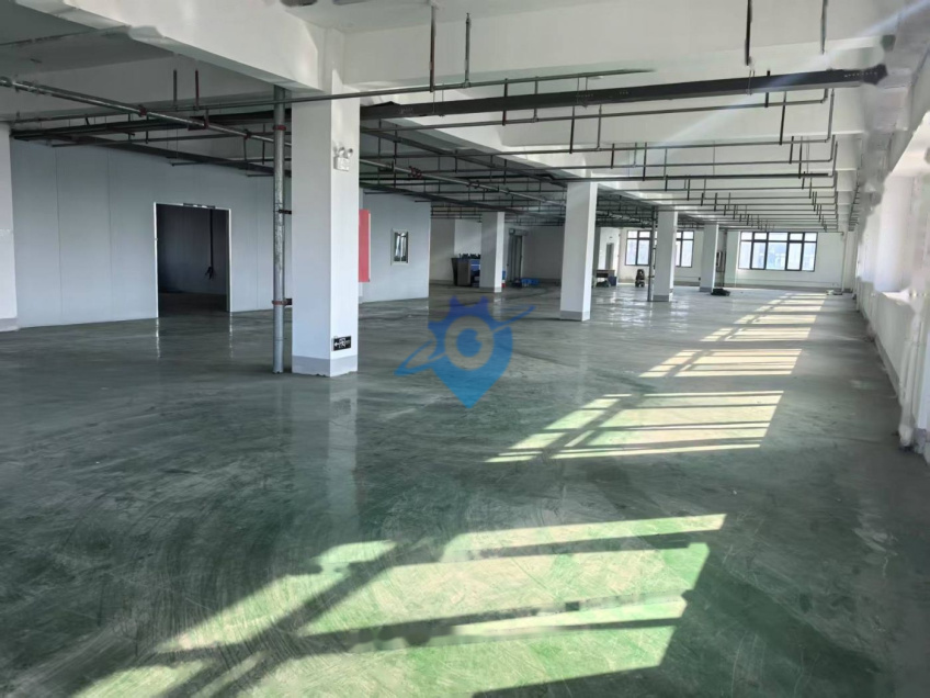 新站标准厂房300至920平,可分租,地坪已做办公室已隔