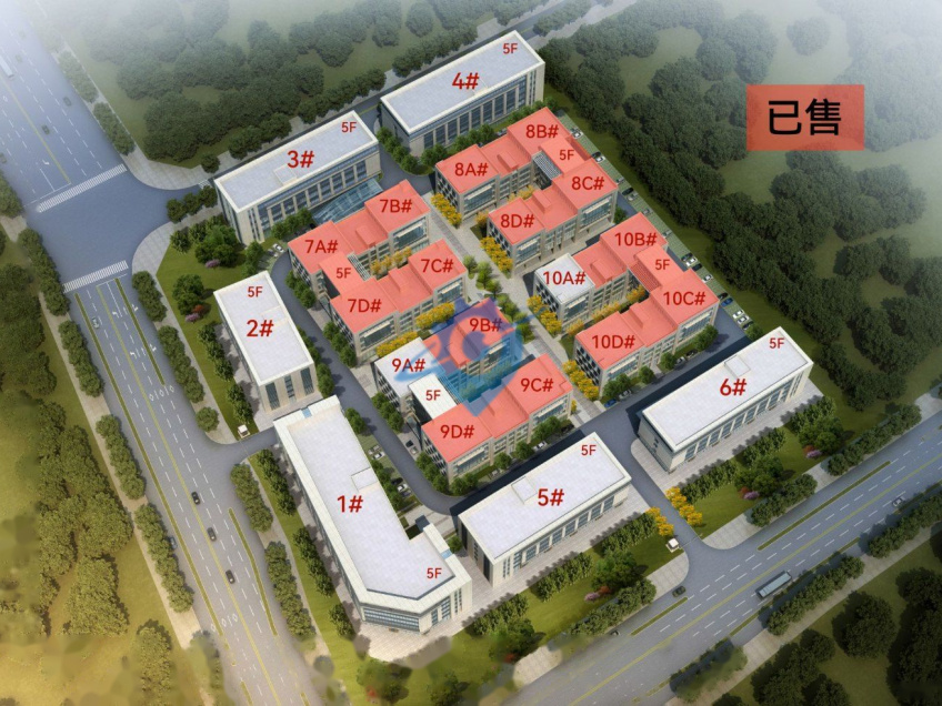 科学大道双地铁独栋花园式厂房低价出售
