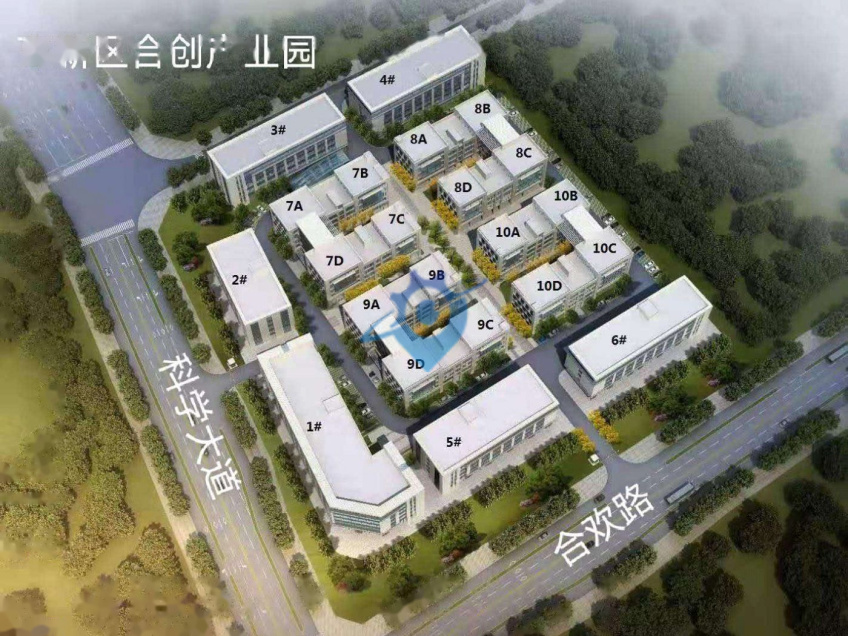 合肥政务区旁合创产业园,通燃气花园式园区,现房在售